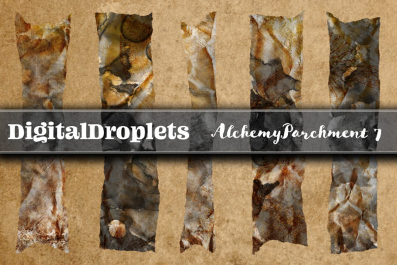 Alchemy Parchment V. 7: 180 Washi Tapes for Digital Crafters