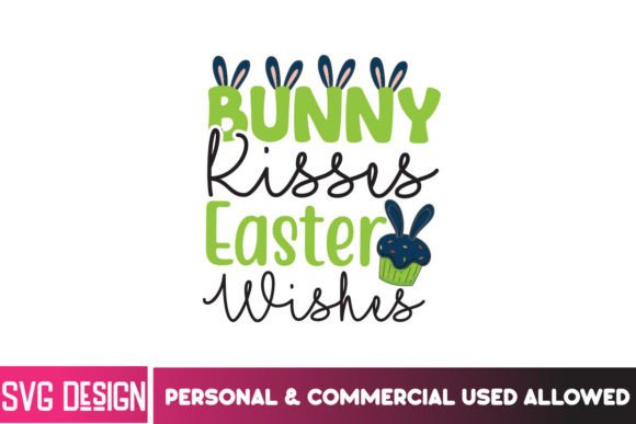 Bunny Kisses Easter Wishes: A Fresh SVG for Your Projects