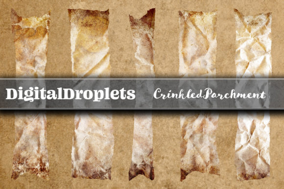 Crinkled Parchment Washi Tapes: A Digital Crafter's Essential