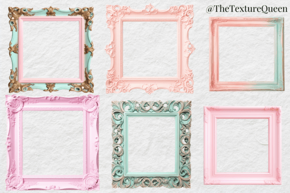 Elevate Your Brand with Pastel Frames Clipart