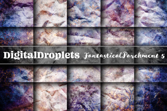 Fantastical Parchment V. 5 | Collection: Textured Digital Papers