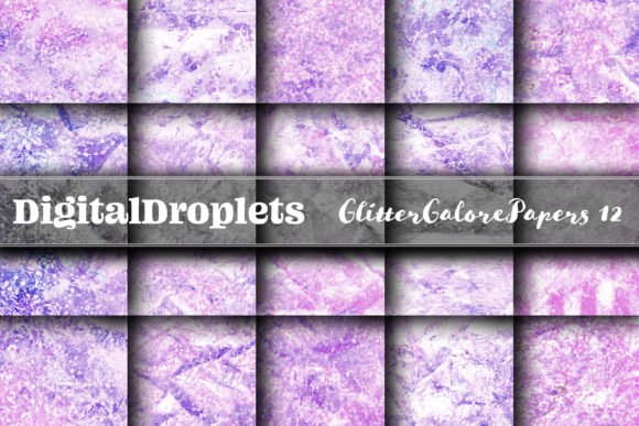 Glitter Galore Papers V. 12: Vintage Textures for Modern Projects