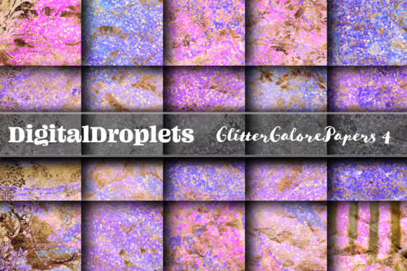 Glitter Galore Papers Vol. 4: Textured Elegance for Creative Projects