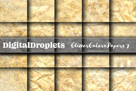 Glitter Galore Papers Vol.7: Textured, Sparkling Backgrounds