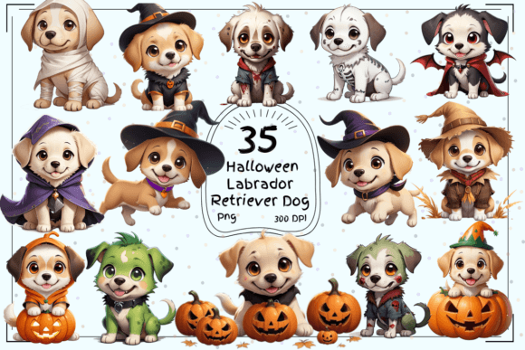 How to Use Spooky Labrador Clipart in Your Halloween Designs