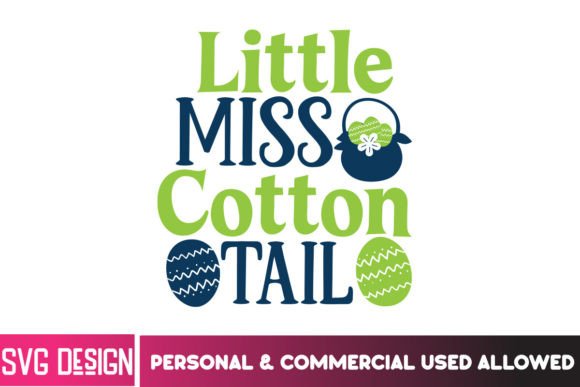 Little Miss Cotton Tail SVG Cut File: A Whimsical Easter Design Essential