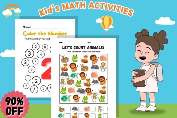 Spring Into Learning: Math Kids Activities PDF