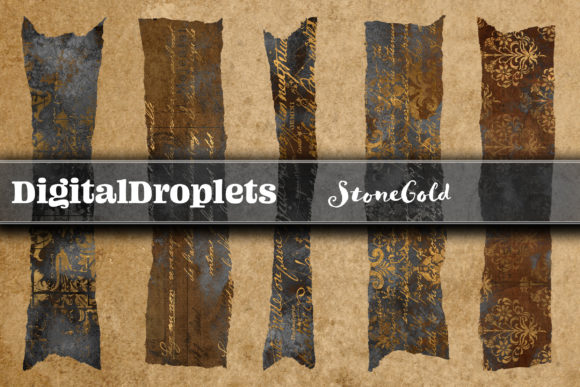Stone Gold | 180 Washi Tapes: A Design Asset for Texture and Warmth