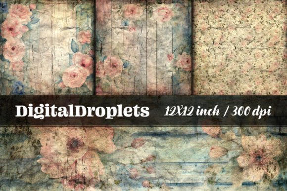 Vintage Floral Boards Vol.1: A Designer's Guide to This Paper Collection