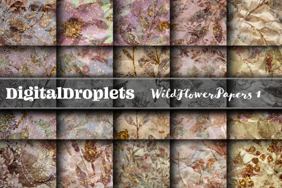 Wild Flowers Papers Vol. 1: A Textured Design Toolkit