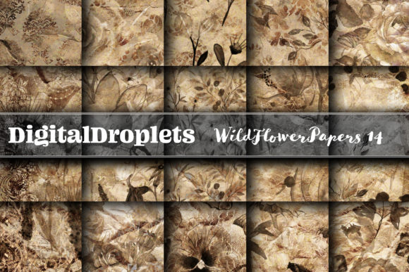 Wild Flowers Papers Vol. 14: Gothic & Vintage Textures