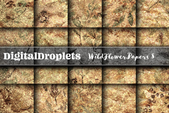 Wild Flowers Papers Vol. 8: A Designer's Dark Floral Toolkit