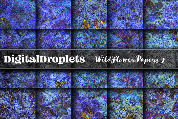 Wild Flowers Papers Vol. 9: Vintage Textures for Modern Projects